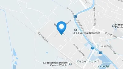 Karte: Selfstorage Regensdorf, Althardstrasse