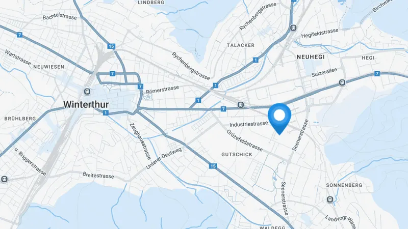 Karte: Selfstorage Winterthur, Rudolf-Diesel-Strasse
