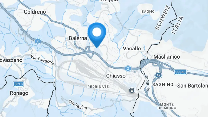 Karte: Selfstorage Ticino (ab Herbst) Tessin Serfontana (dall autunno)