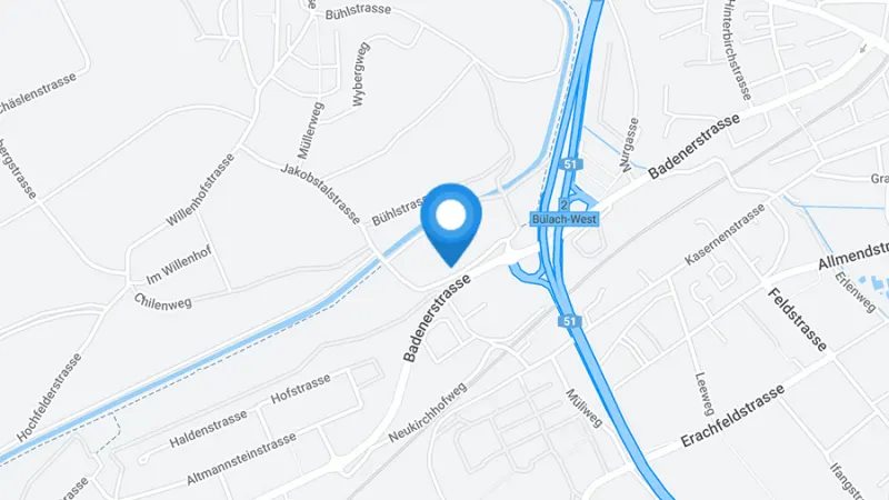 Karte: Selfstorage 8181 Höri, Bülach